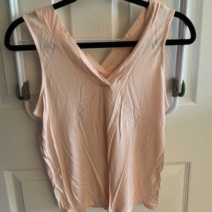 Pink Sleeveless Blouse